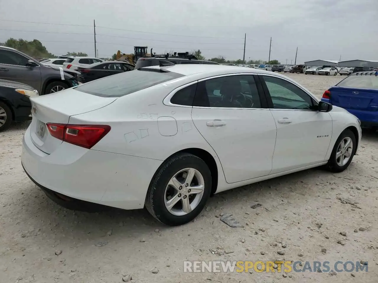 3 Photograph of a damaged car 1G1ZB5ST4NF191103 CHEVROLET MALIBU 2022