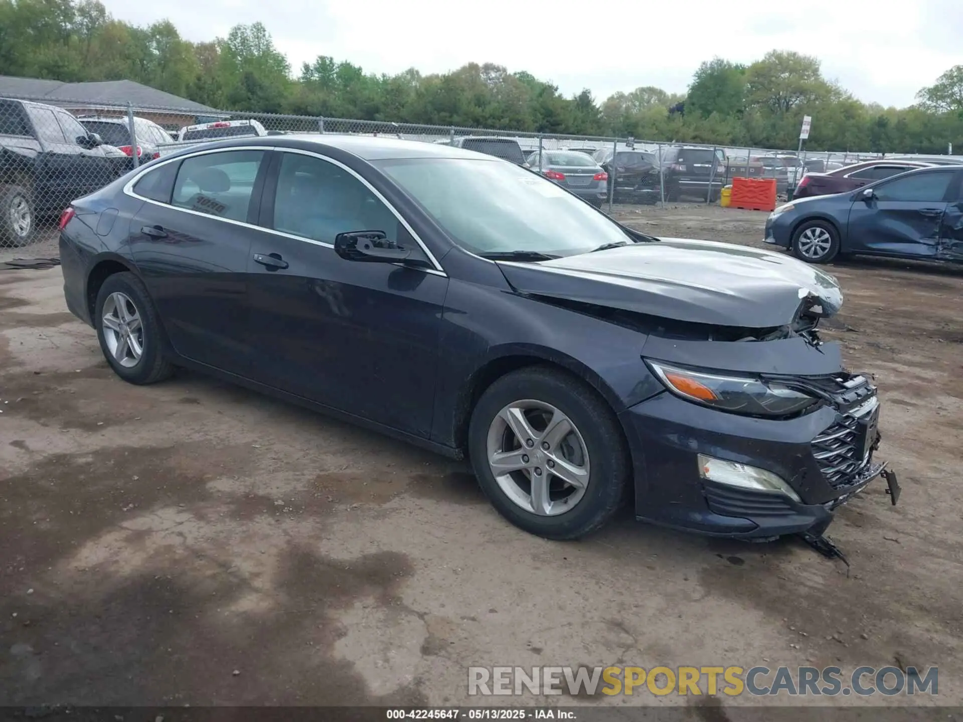 1 Photograph of a damaged car 1G1ZB5ST4NF191408 CHEVROLET MALIBU 2022