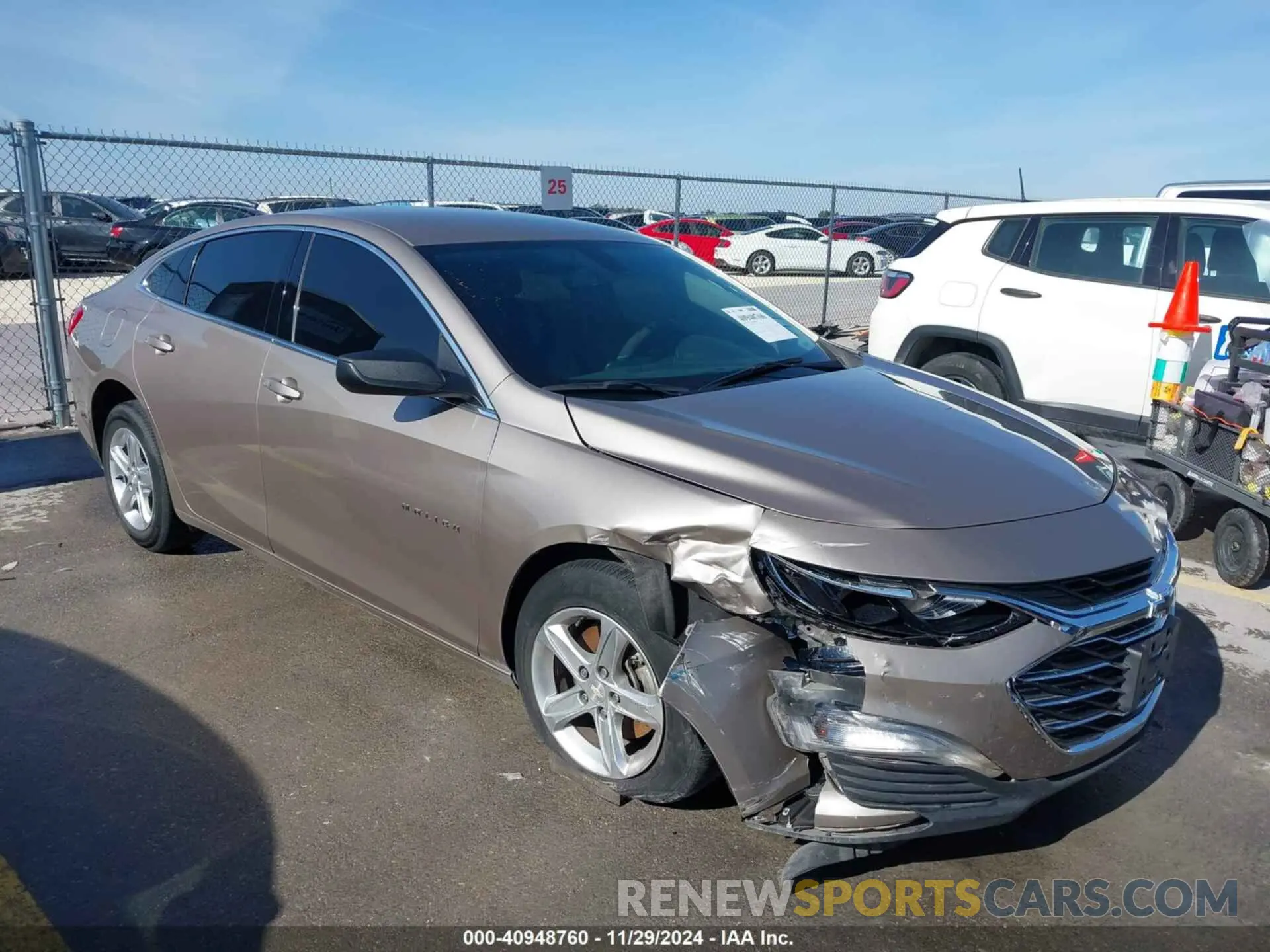 1 Photograph of a damaged car 1G1ZB5ST4NF214461 CHEVROLET MALIBU 2022