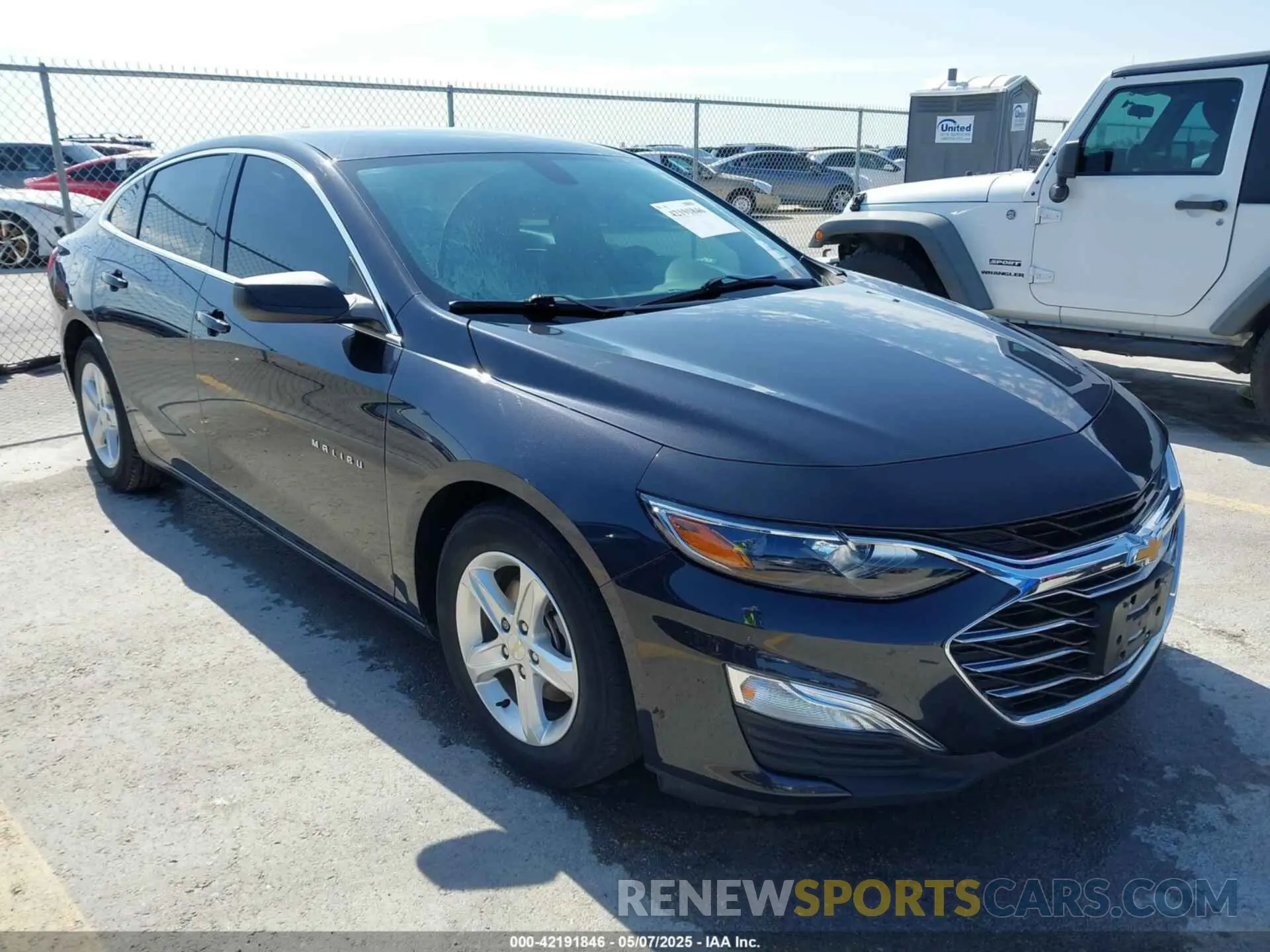 1 Photograph of a damaged car 1G1ZB5ST5NF186542 CHEVROLET MALIBU 2022