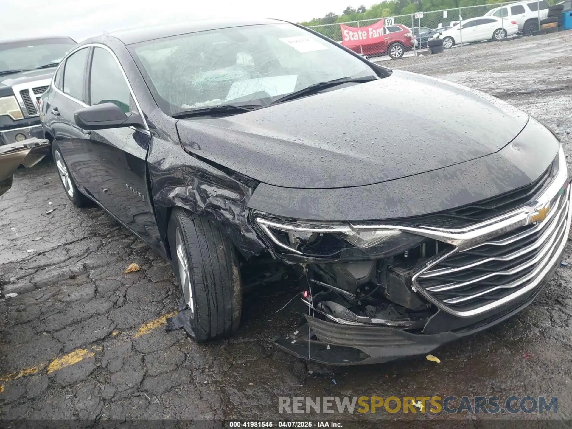 1 Photograph of a damaged car 1G1ZB5ST5NF191840 CHEVROLET MALIBU 2022