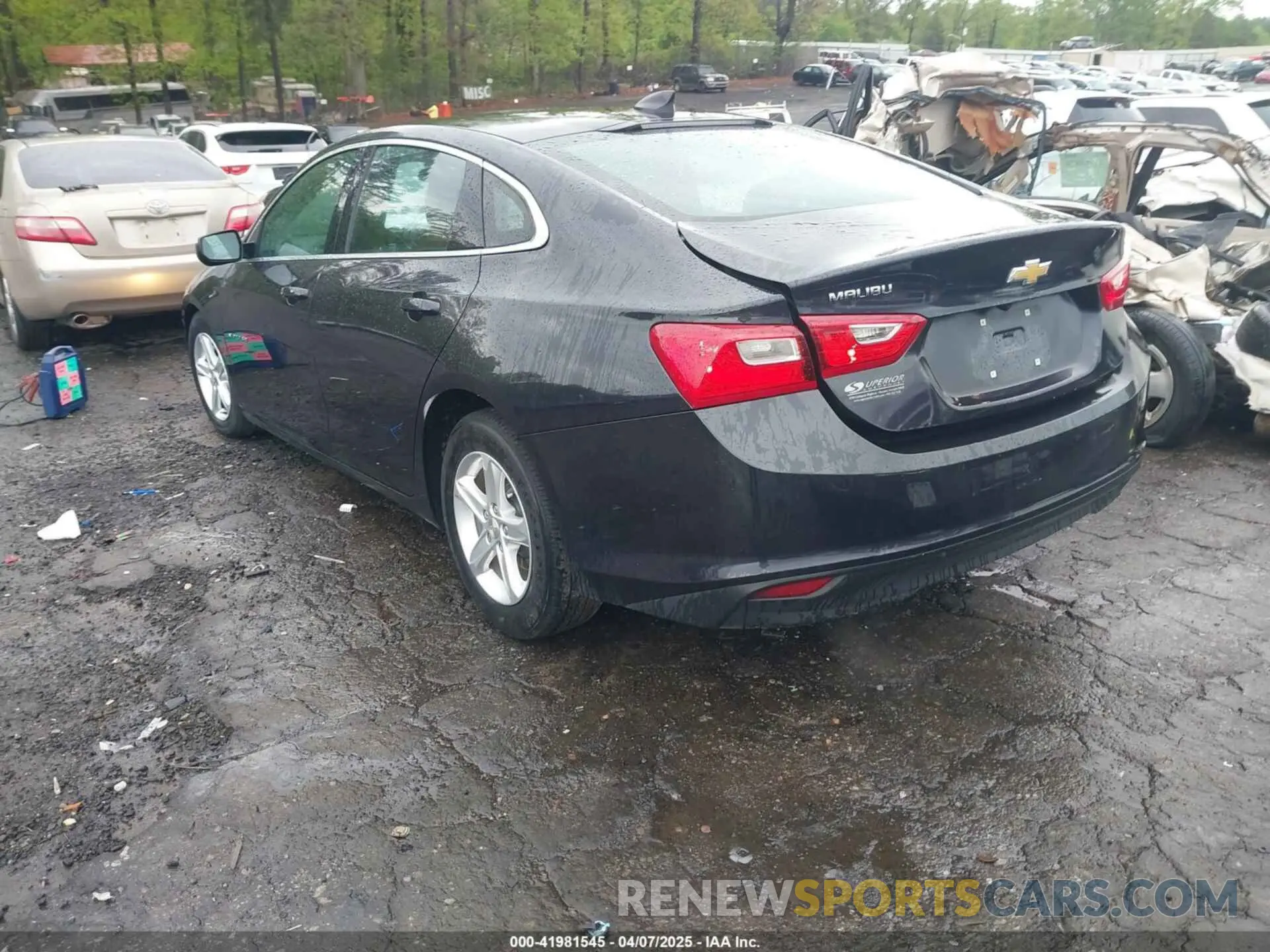 3 Photograph of a damaged car 1G1ZB5ST5NF191840 CHEVROLET MALIBU 2022
