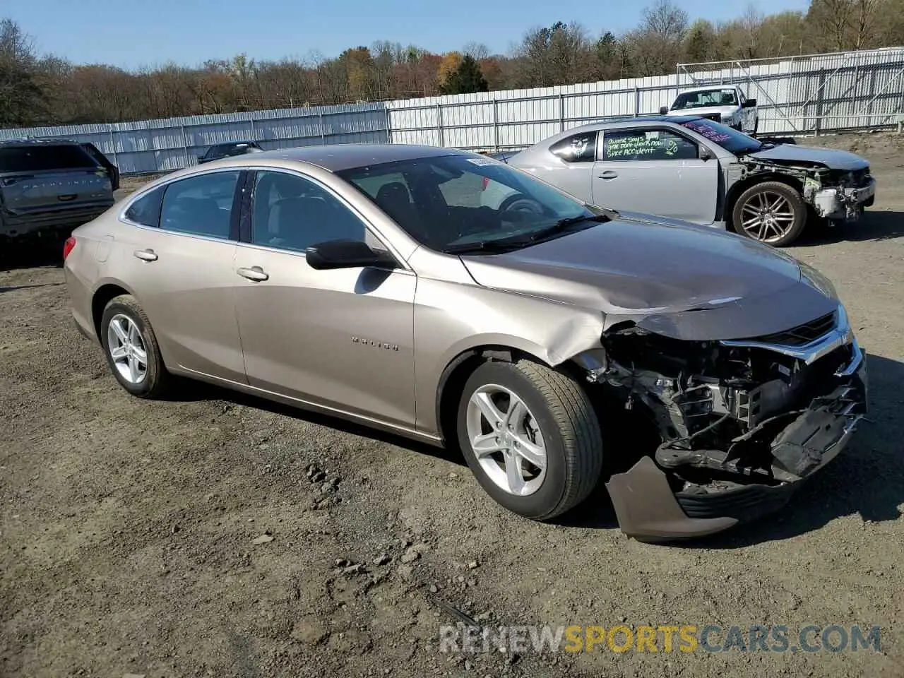 4 Photograph of a damaged car 1G1ZB5ST5NF192017 CHEVROLET MALIBU 2022