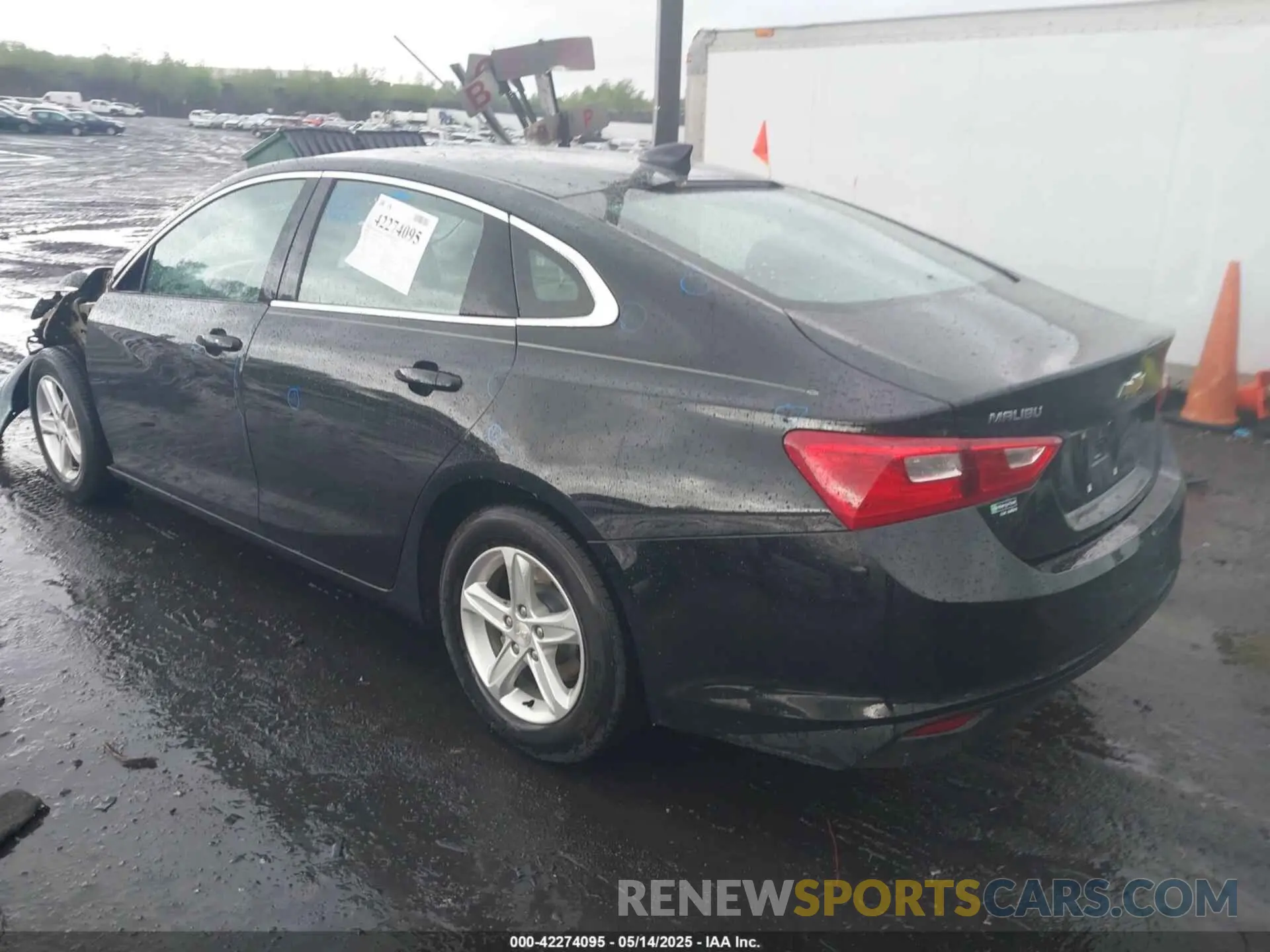 3 Photograph of a damaged car 1G1ZB5ST5NF192051 CHEVROLET MALIBU 2022