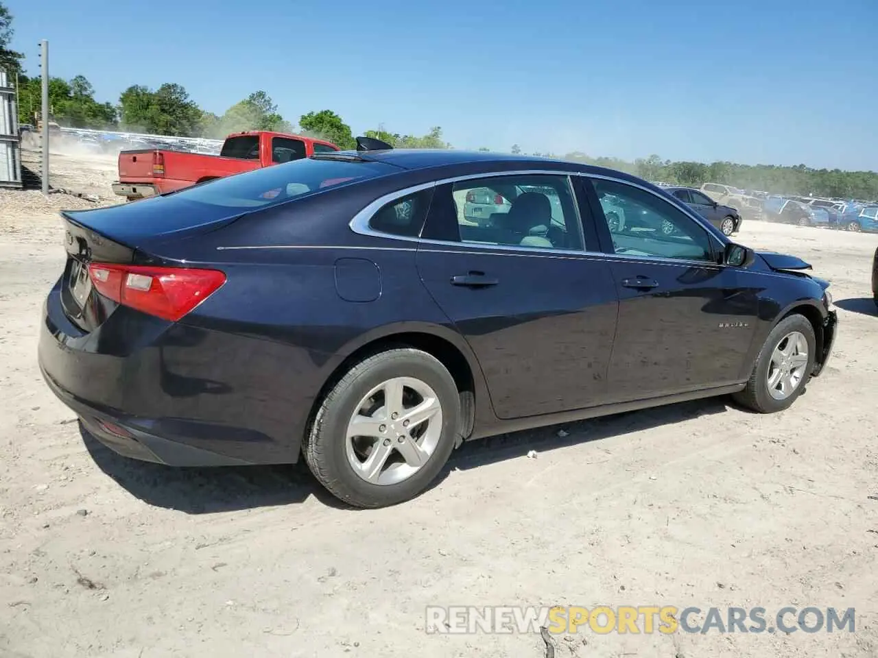 3 Photograph of a damaged car 1G1ZB5ST5NF192096 CHEVROLET MALIBU 2022