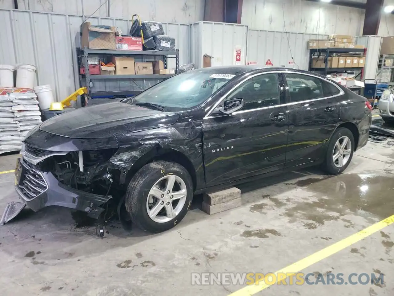 1 Photograph of a damaged car 1G1ZB5ST5NF215201 CHEVROLET MALIBU 2022
