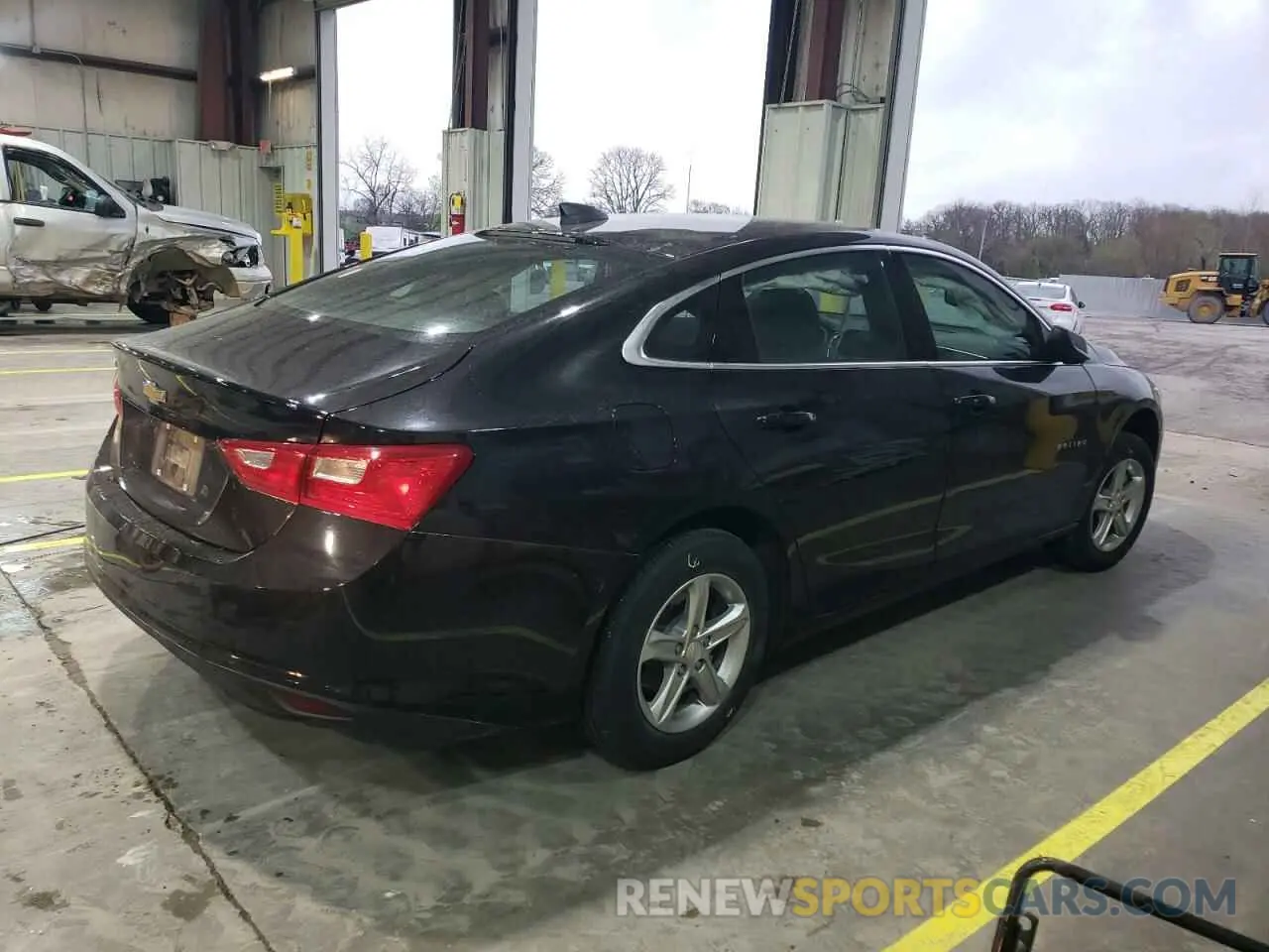 3 Photograph of a damaged car 1G1ZB5ST5NF215201 CHEVROLET MALIBU 2022