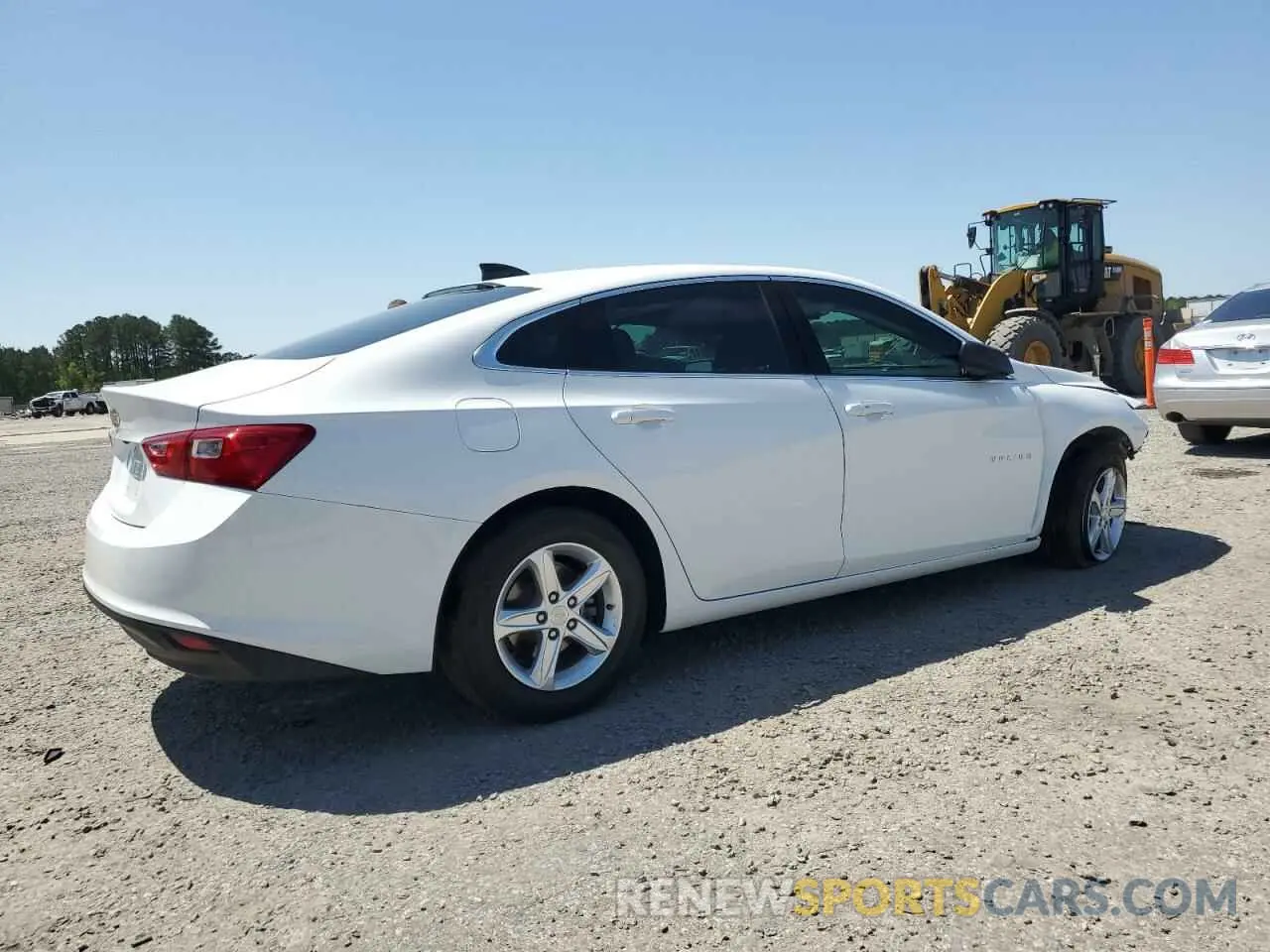 3 Photograph of a damaged car 1G1ZB5ST6NF187280 CHEVROLET MALIBU 2022