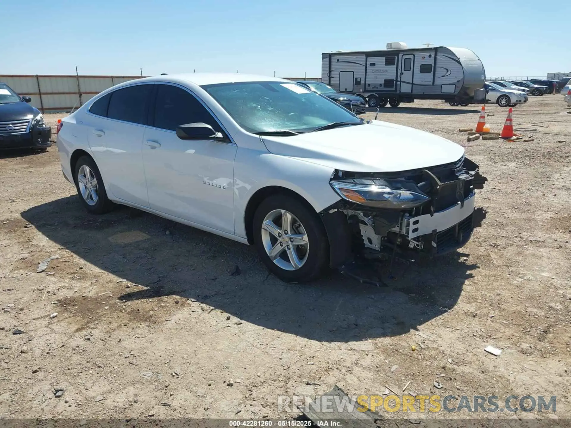 1 Photograph of a damaged car 1G1ZB5ST6NF209505 CHEVROLET MALIBU 2022