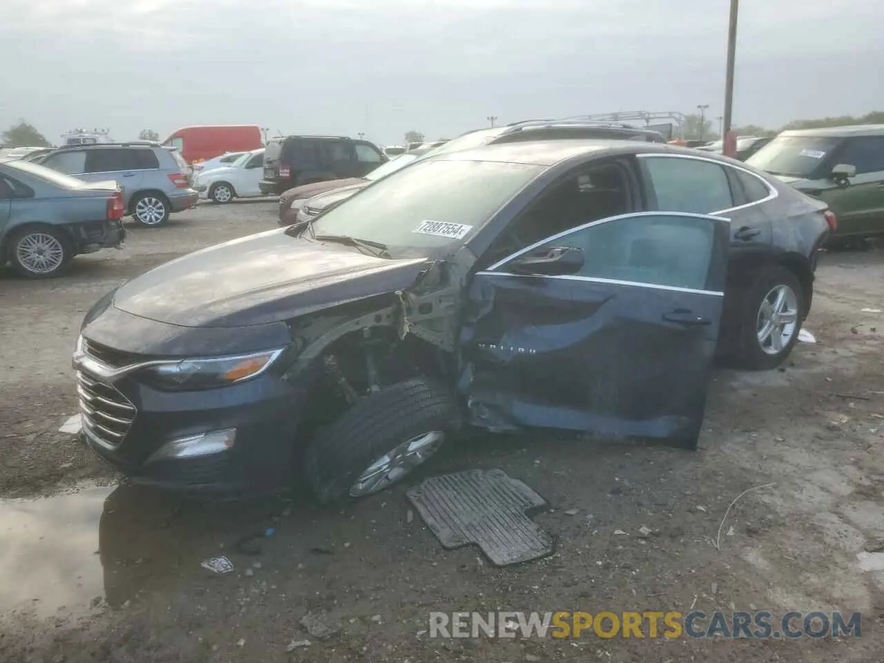 1 Photograph of a damaged car 1G1ZB5ST6NF209827 CHEVROLET MALIBU 2022