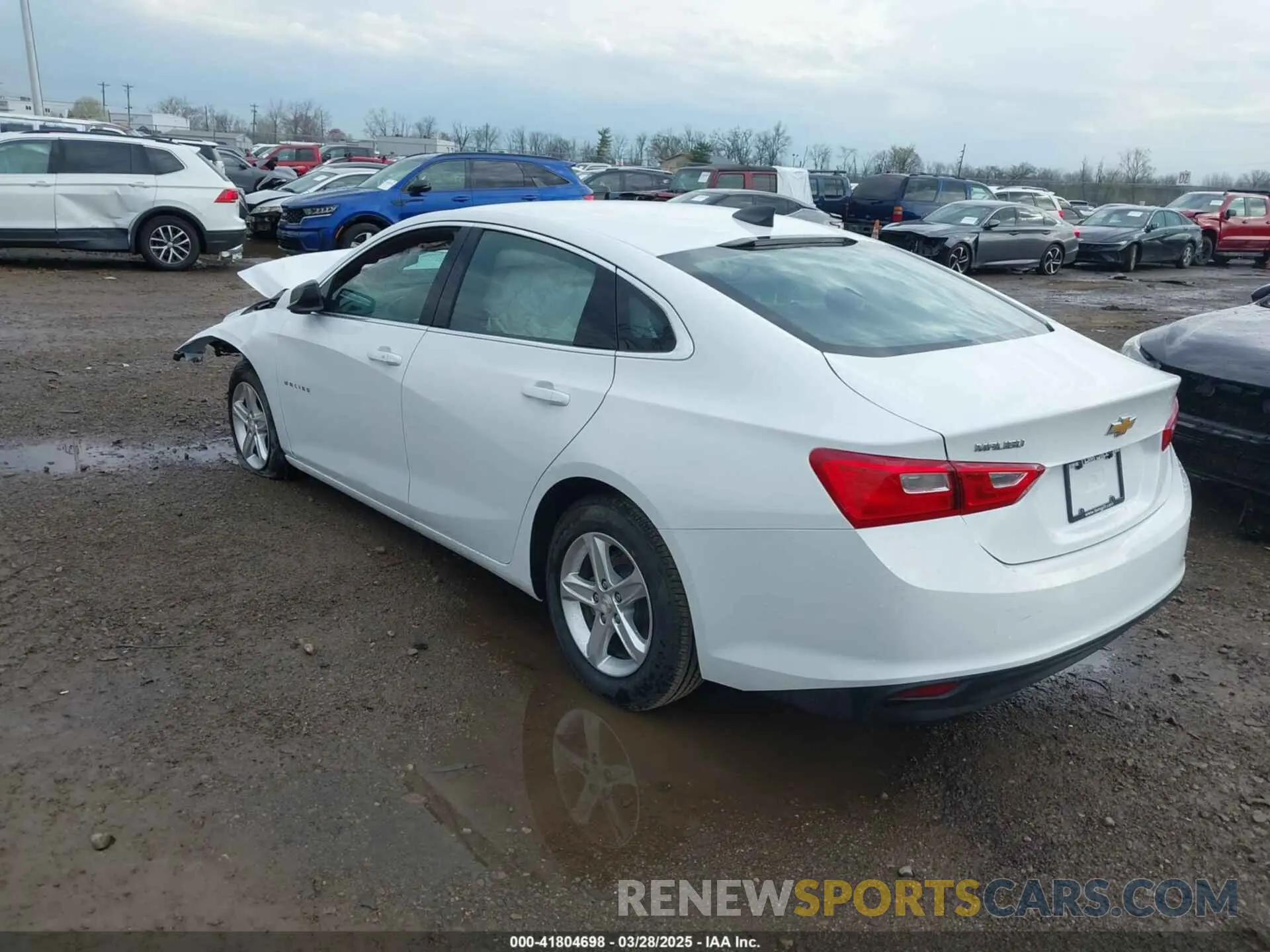 3 Photograph of a damaged car 1G1ZB5ST6NF210427 CHEVROLET MALIBU 2022