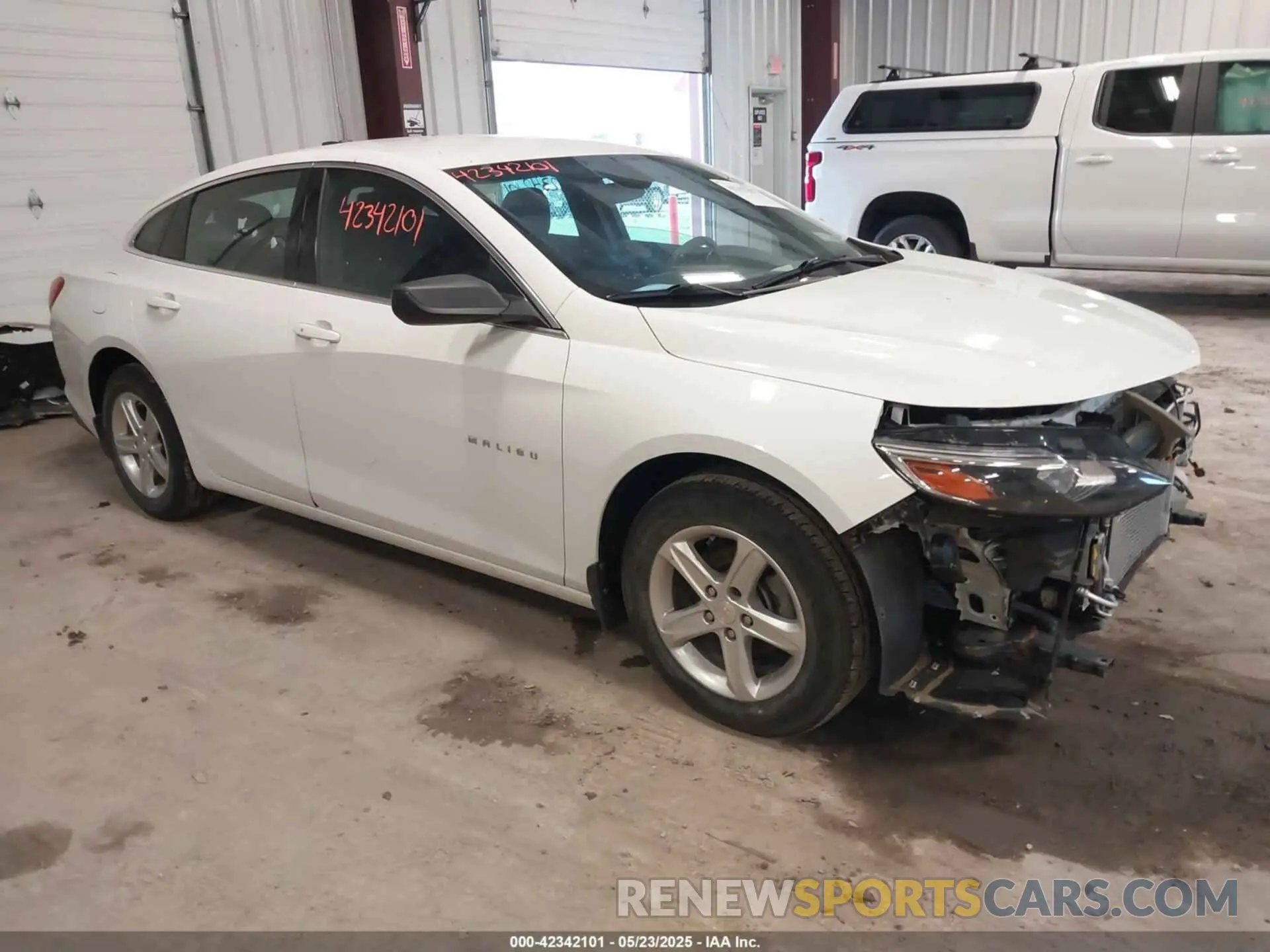 1 Photograph of a damaged car 1G1ZB5ST6NF211528 CHEVROLET MALIBU 2022