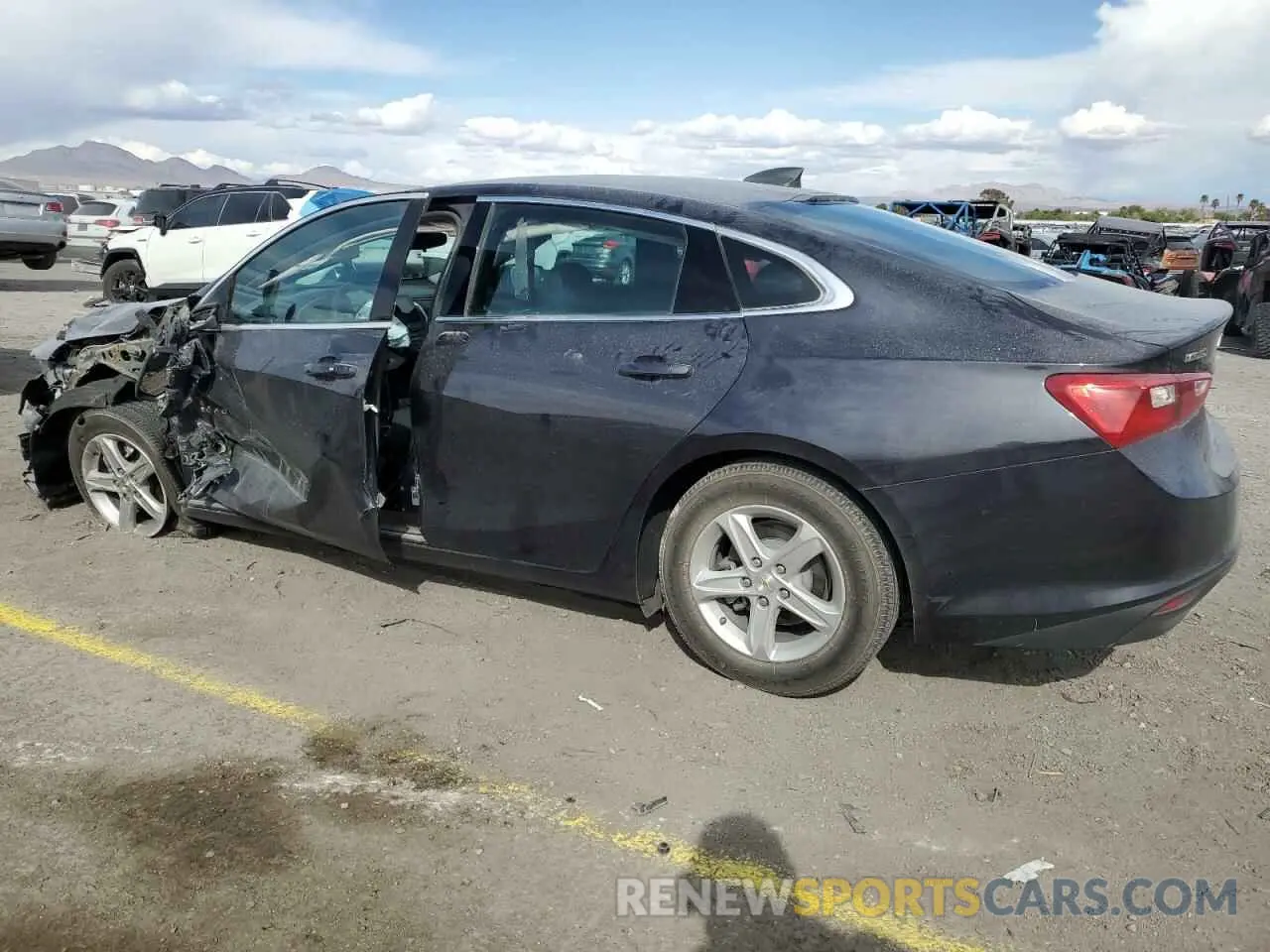 2 Photograph of a damaged car 1G1ZB5ST6NF213117 CHEVROLET MALIBU 2022