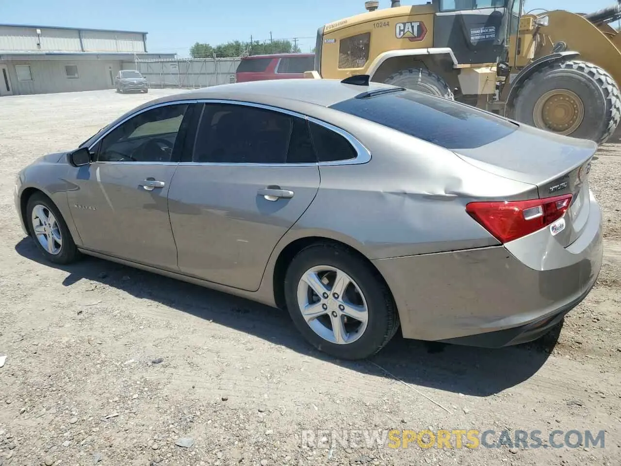 2 Photograph of a damaged car 1G1ZB5ST7NF189152 CHEVROLET MALIBU 2022