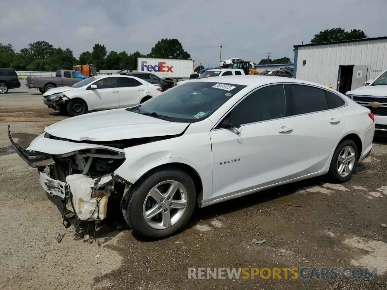 1 Photograph of a damaged car 1G1ZB5ST7NF207648 CHEVROLET MALIBU 2022