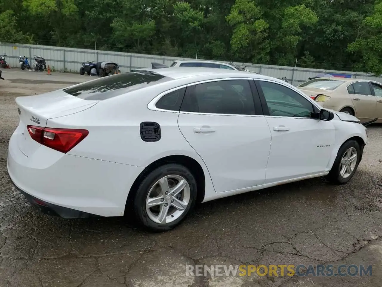 3 Photograph of a damaged car 1G1ZB5ST7NF207648 CHEVROLET MALIBU 2022