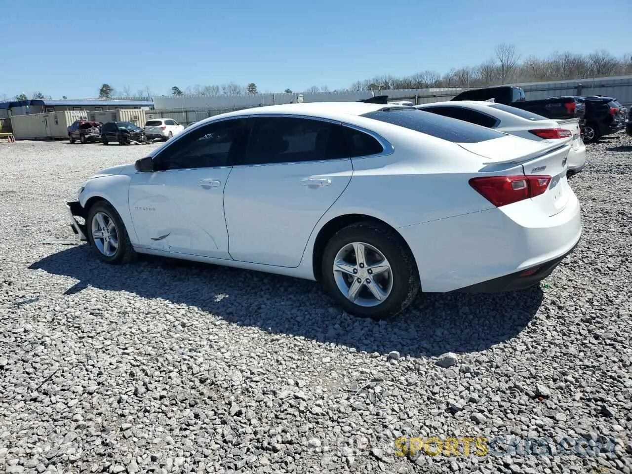 2 Photograph of a damaged car 1G1ZB5ST7NF214454 CHEVROLET MALIBU 2022