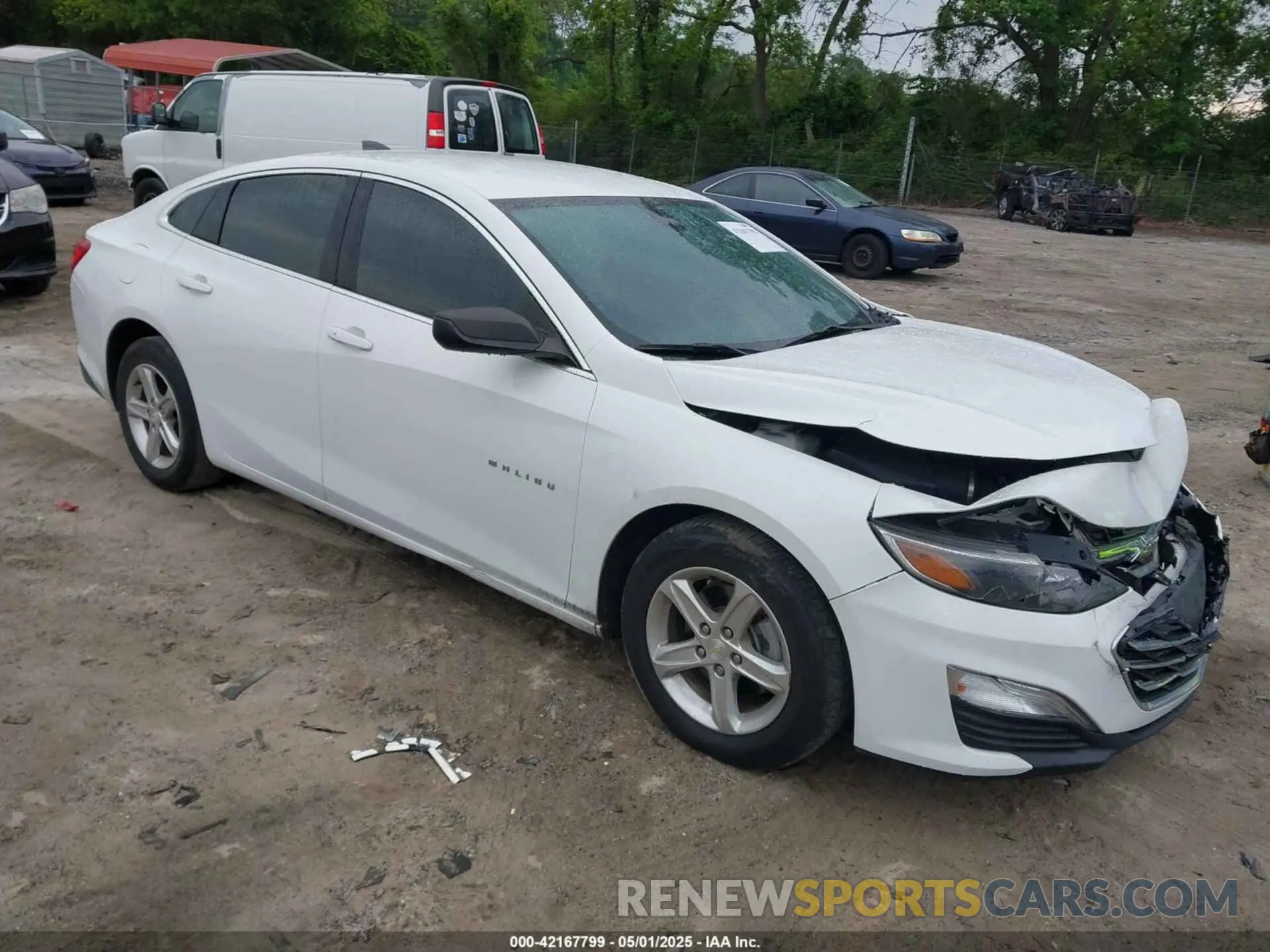 1 Photograph of a damaged car 1G1ZB5ST8NF190018 CHEVROLET MALIBU 2022