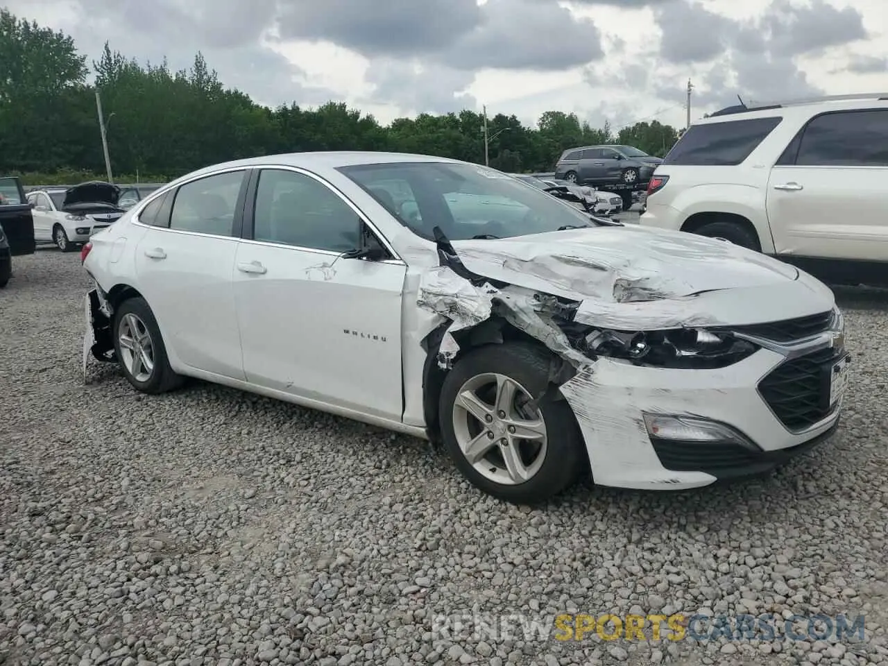 4 Photograph of a damaged car 1G1ZB5ST8NF190519 CHEVROLET MALIBU 2022