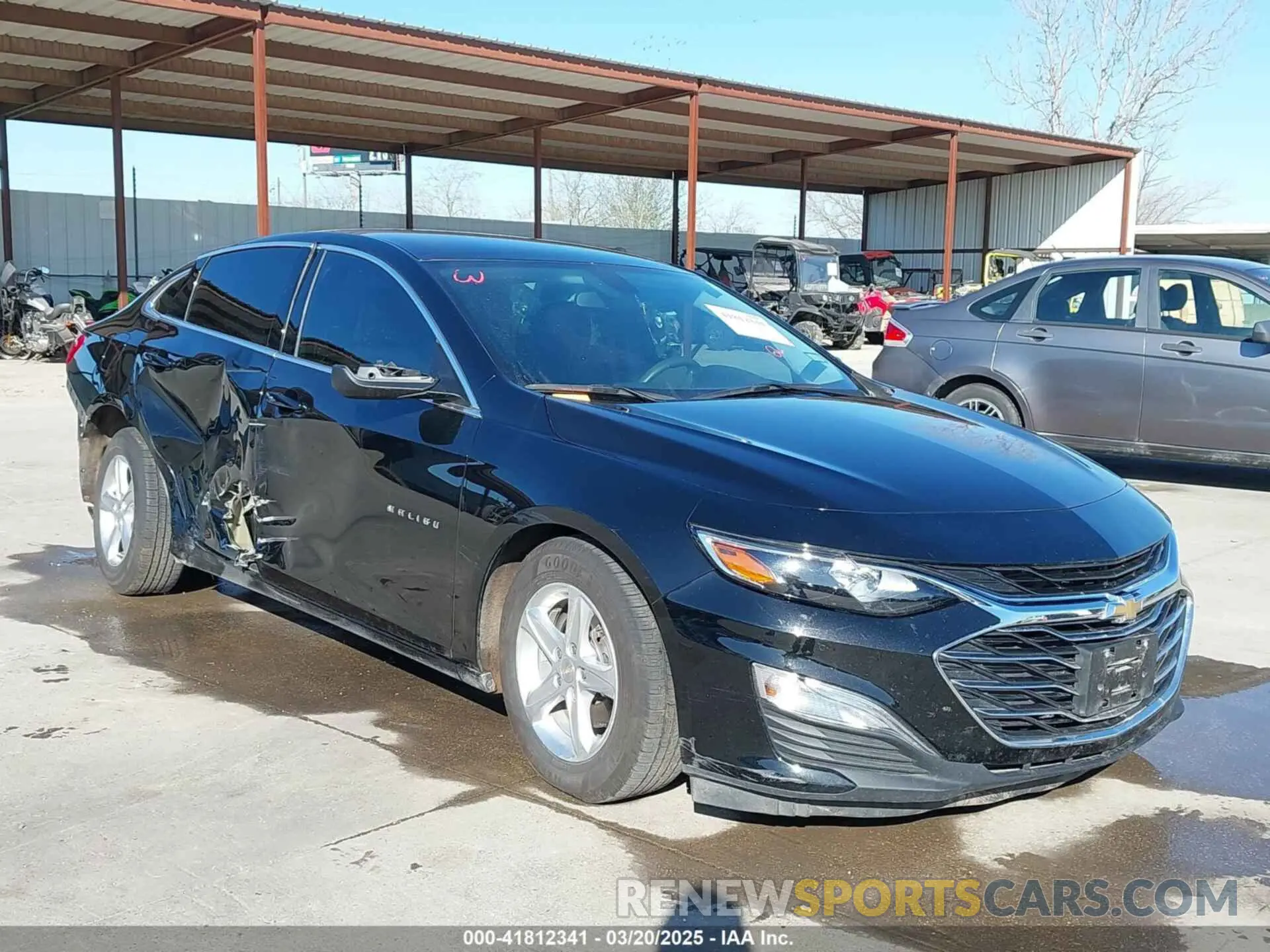 1 Photograph of a damaged car 1G1ZB5ST8NF205584 CHEVROLET MALIBU 2022