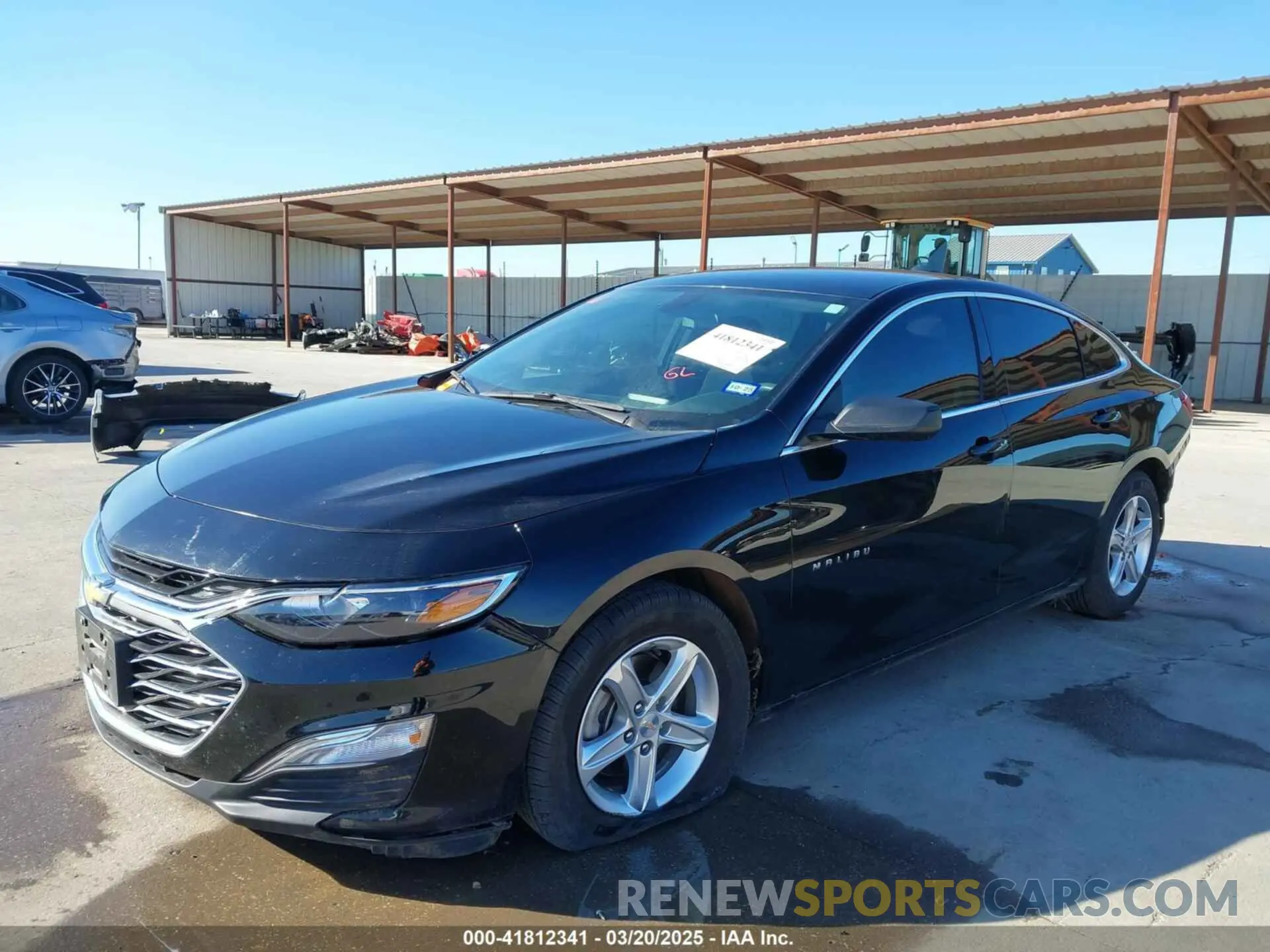 2 Photograph of a damaged car 1G1ZB5ST8NF205584 CHEVROLET MALIBU 2022