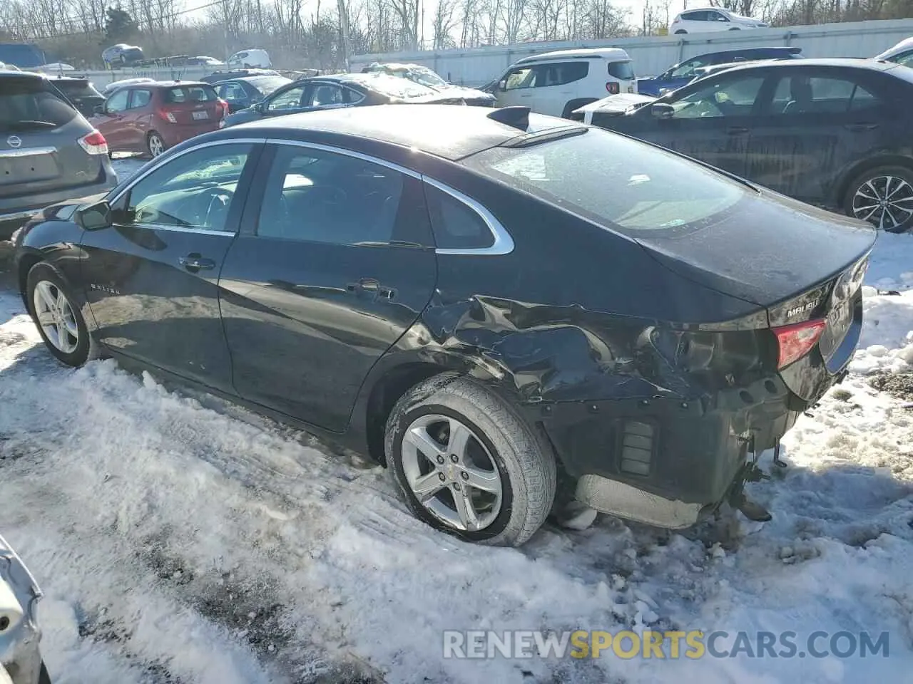 2 Photograph of a damaged car 1G1ZB5ST9NF188178 CHEVROLET MALIBU 2022