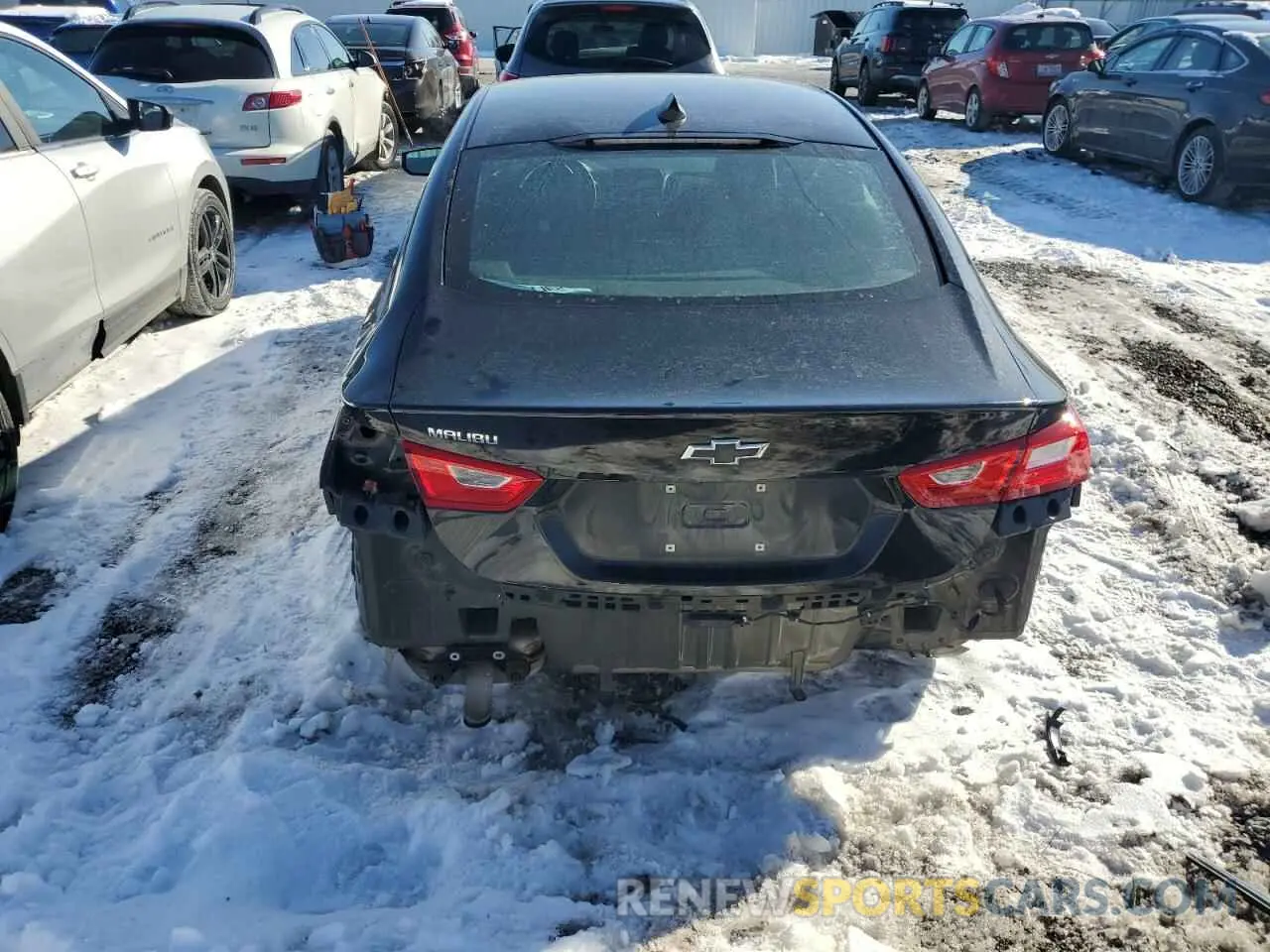 6 Photograph of a damaged car 1G1ZB5ST9NF188178 CHEVROLET MALIBU 2022