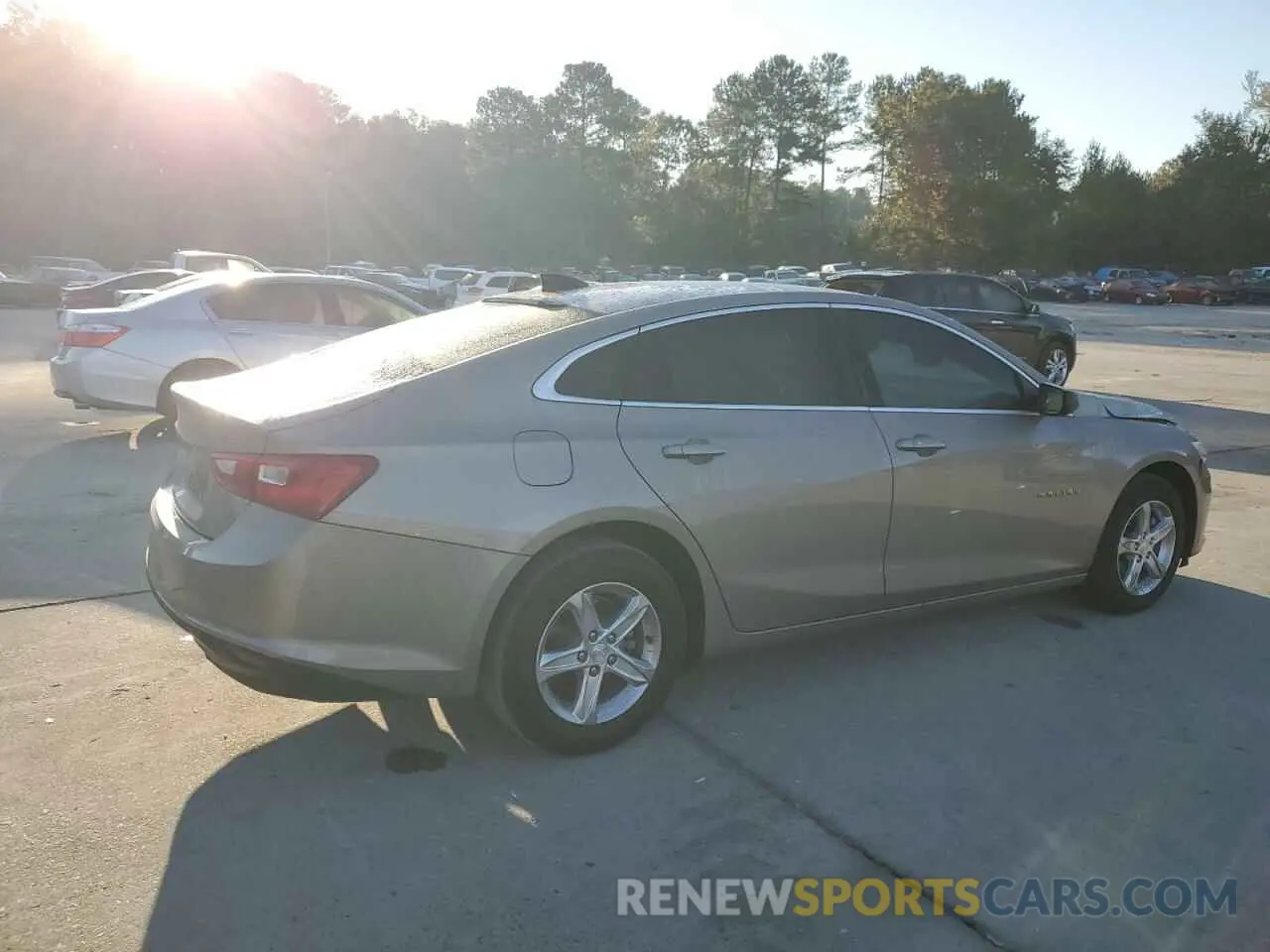 3 Photograph of a damaged car 1G1ZB5ST9NF190125 CHEVROLET MALIBU 2022