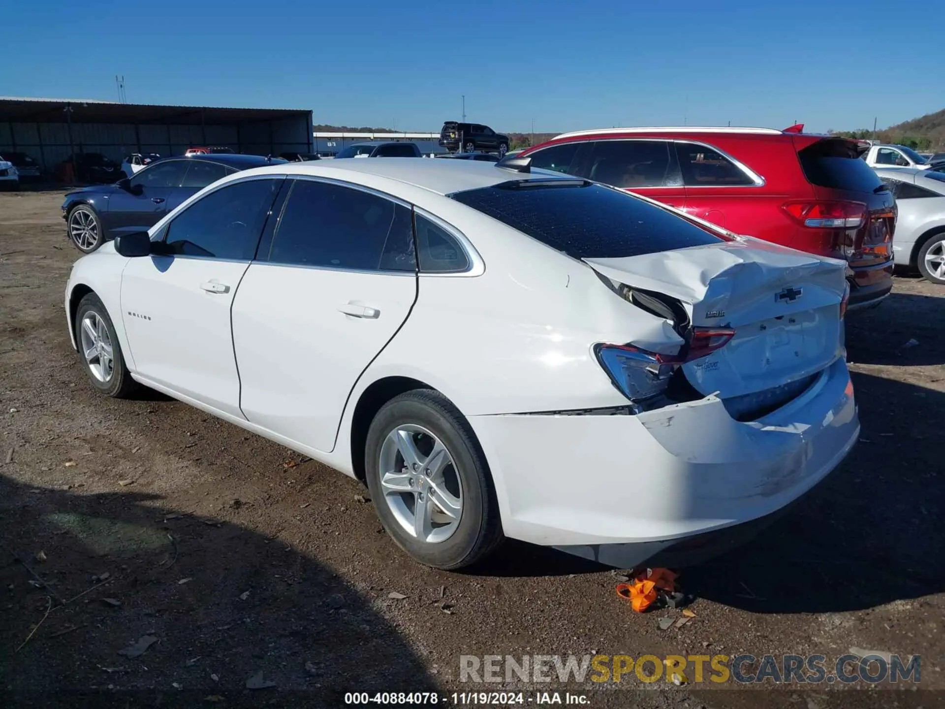 3 Photograph of a damaged car 1G1ZB5ST9NF210695 CHEVROLET MALIBU 2022
