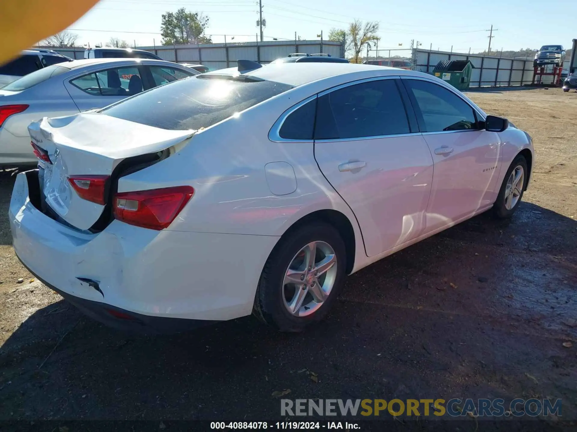 4 Photograph of a damaged car 1G1ZB5ST9NF210695 CHEVROLET MALIBU 2022