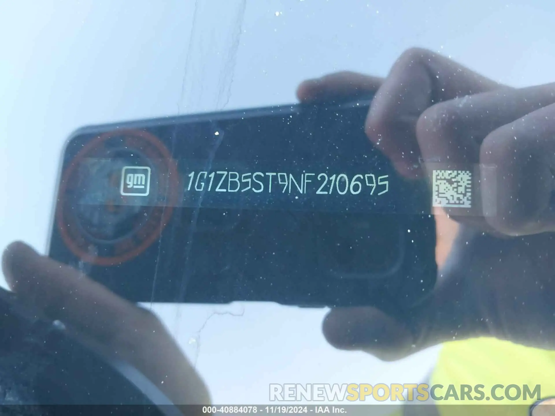 9 Photograph of a damaged car 1G1ZB5ST9NF210695 CHEVROLET MALIBU 2022