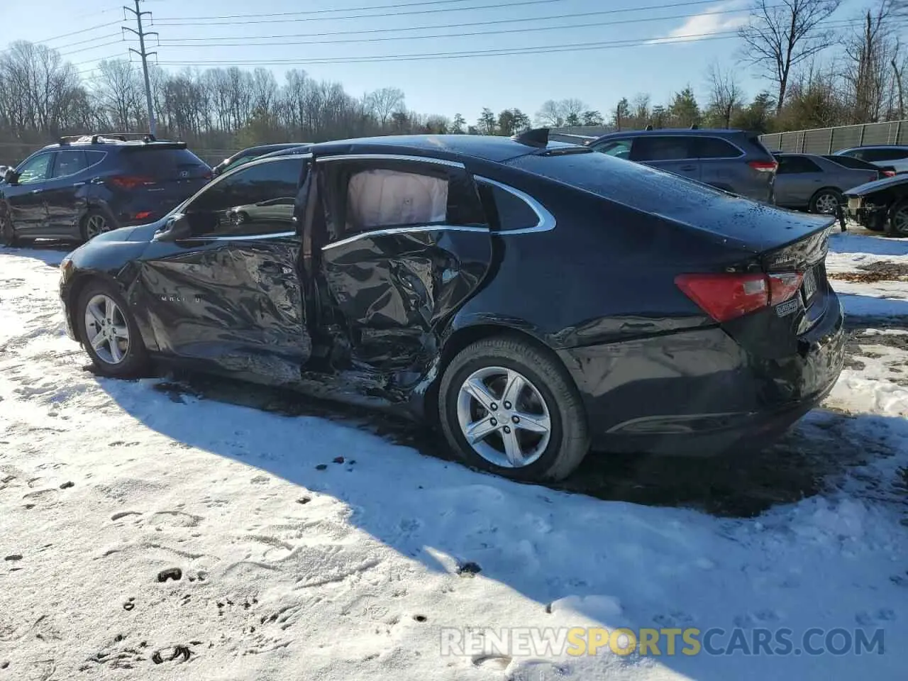 2 Photograph of a damaged car 1G1ZB5ST9NF212351 CHEVROLET MALIBU 2022