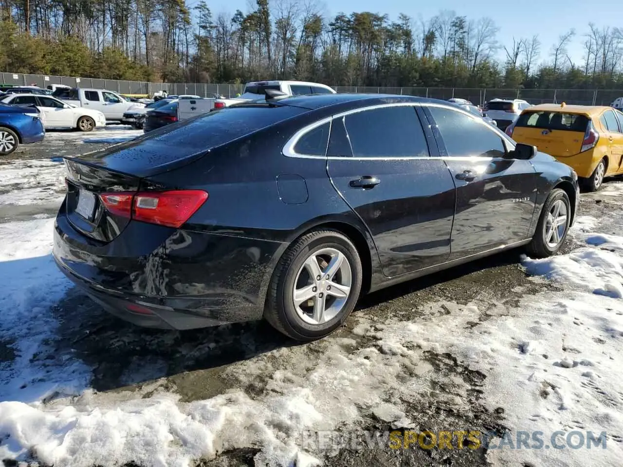 3 Photograph of a damaged car 1G1ZB5ST9NF212351 CHEVROLET MALIBU 2022