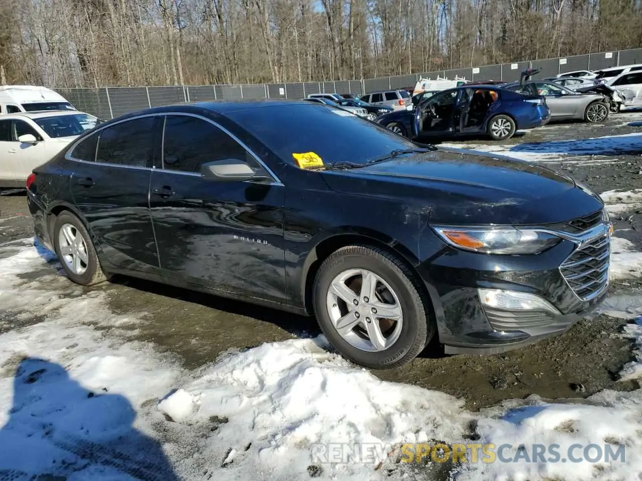 4 Photograph of a damaged car 1G1ZB5ST9NF212351 CHEVROLET MALIBU 2022