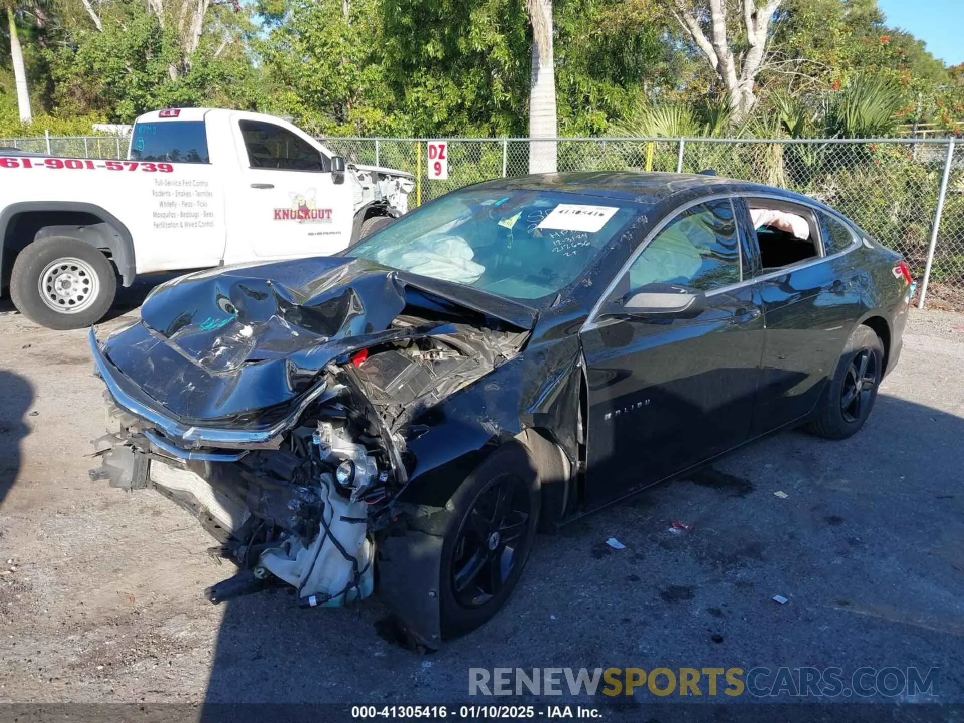 2 Photograph of a damaged car 1G1ZB5ST9NF212656 CHEVROLET MALIBU 2022