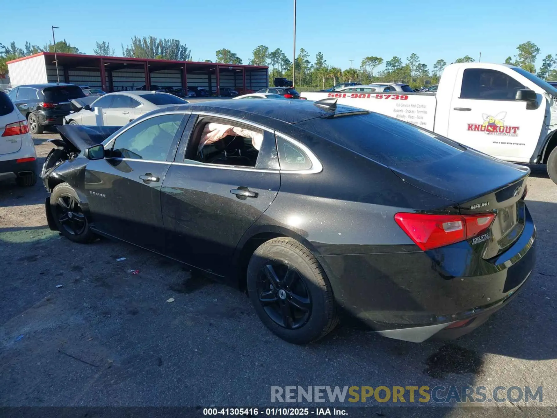 3 Photograph of a damaged car 1G1ZB5ST9NF212656 CHEVROLET MALIBU 2022