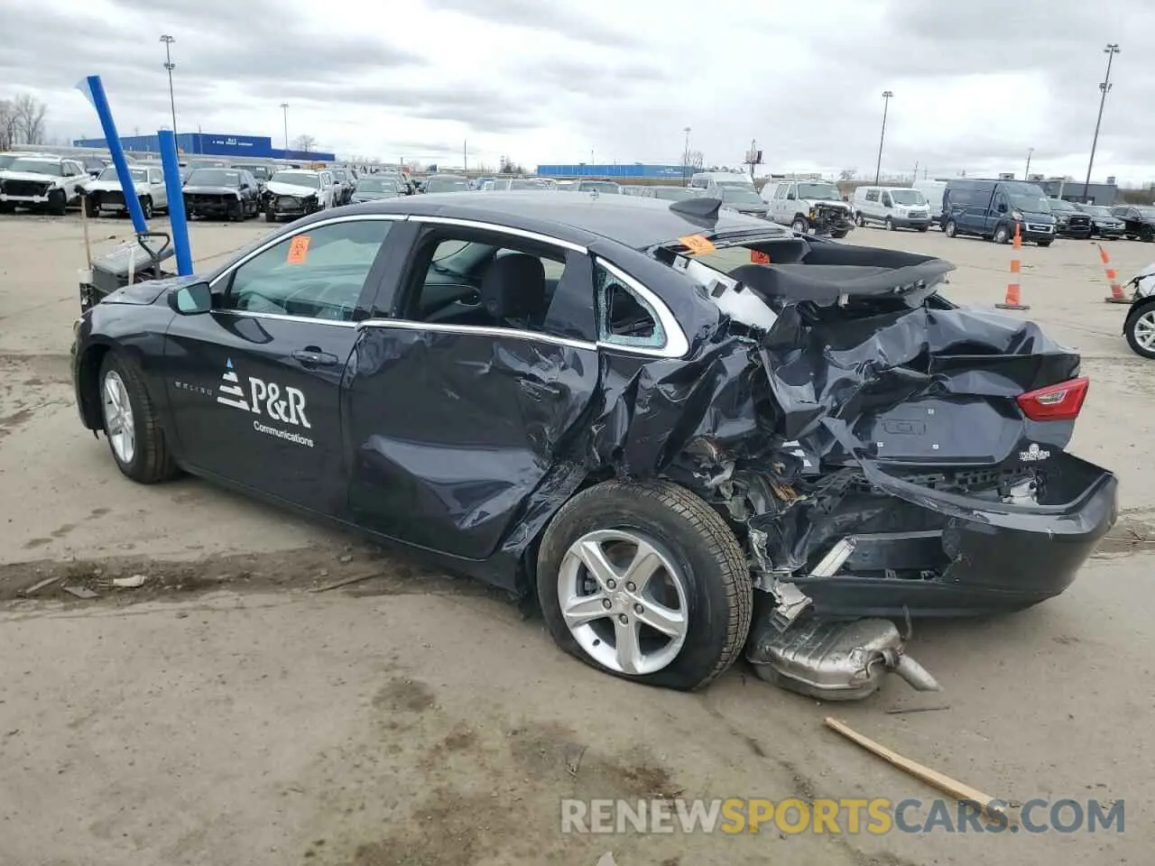 2 Photograph of a damaged car 1G1ZB5STXNF168487 CHEVROLET MALIBU 2022