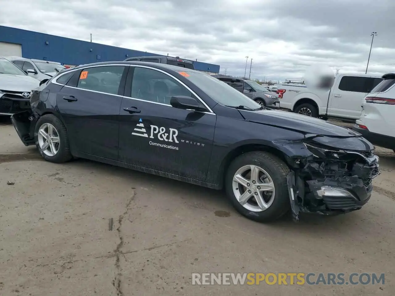 4 Photograph of a damaged car 1G1ZB5STXNF168487 CHEVROLET MALIBU 2022
