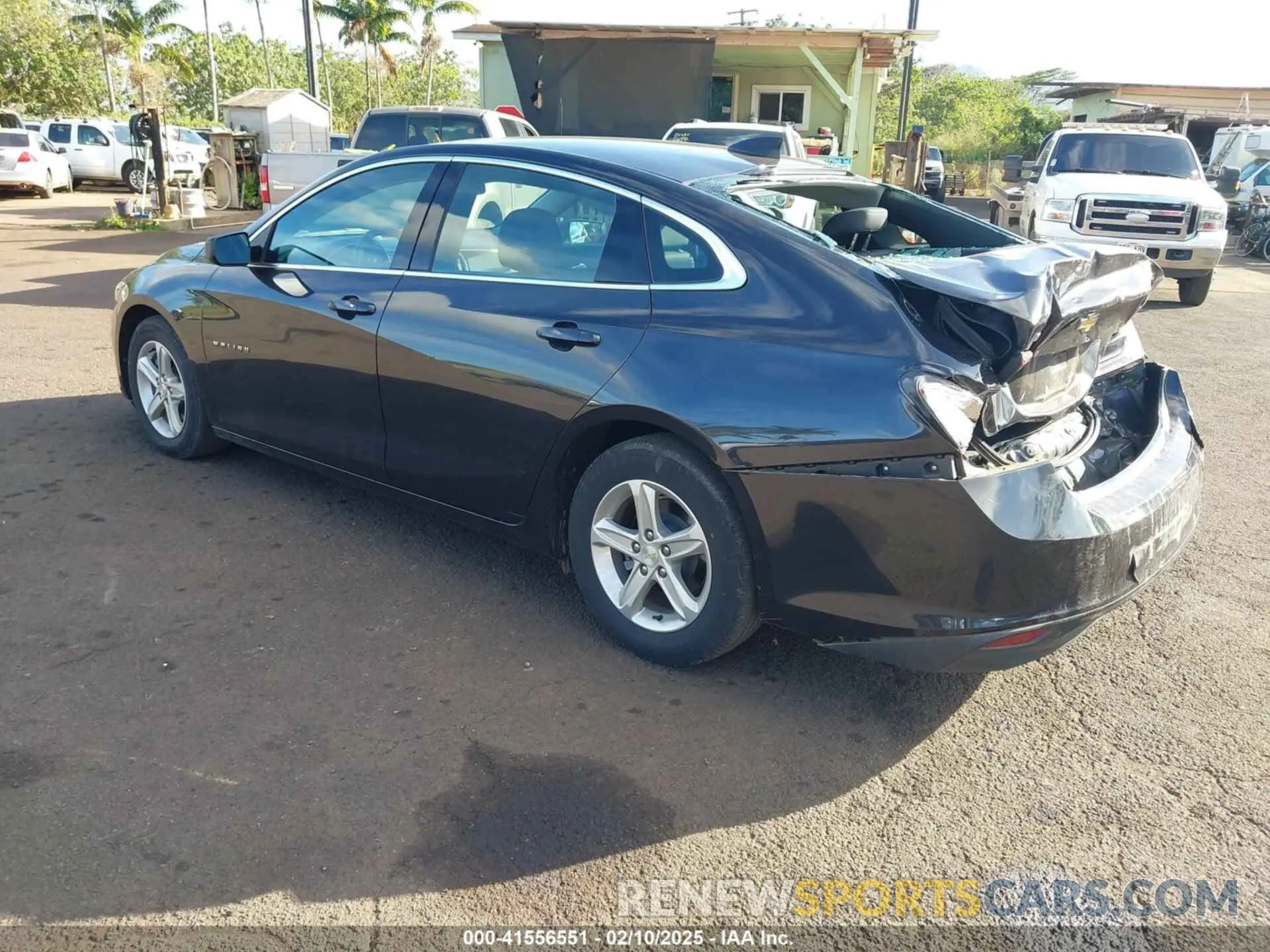 3 Photograph of a damaged car 1G1ZB5STXNF186987 CHEVROLET MALIBU 2022