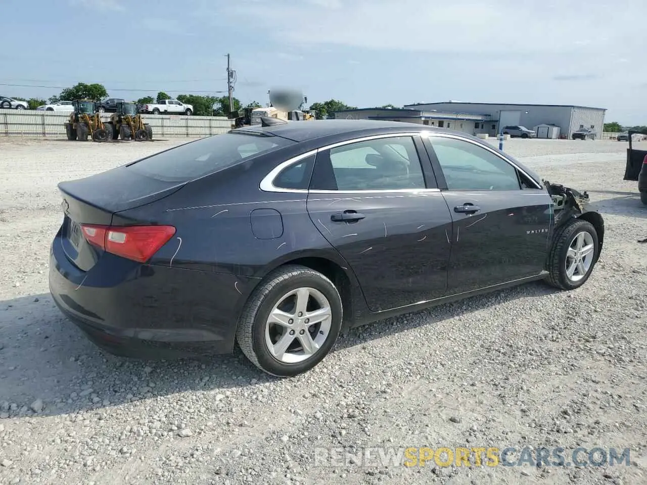 3 Photograph of a damaged car 1G1ZB5STXNF190859 CHEVROLET MALIBU 2022