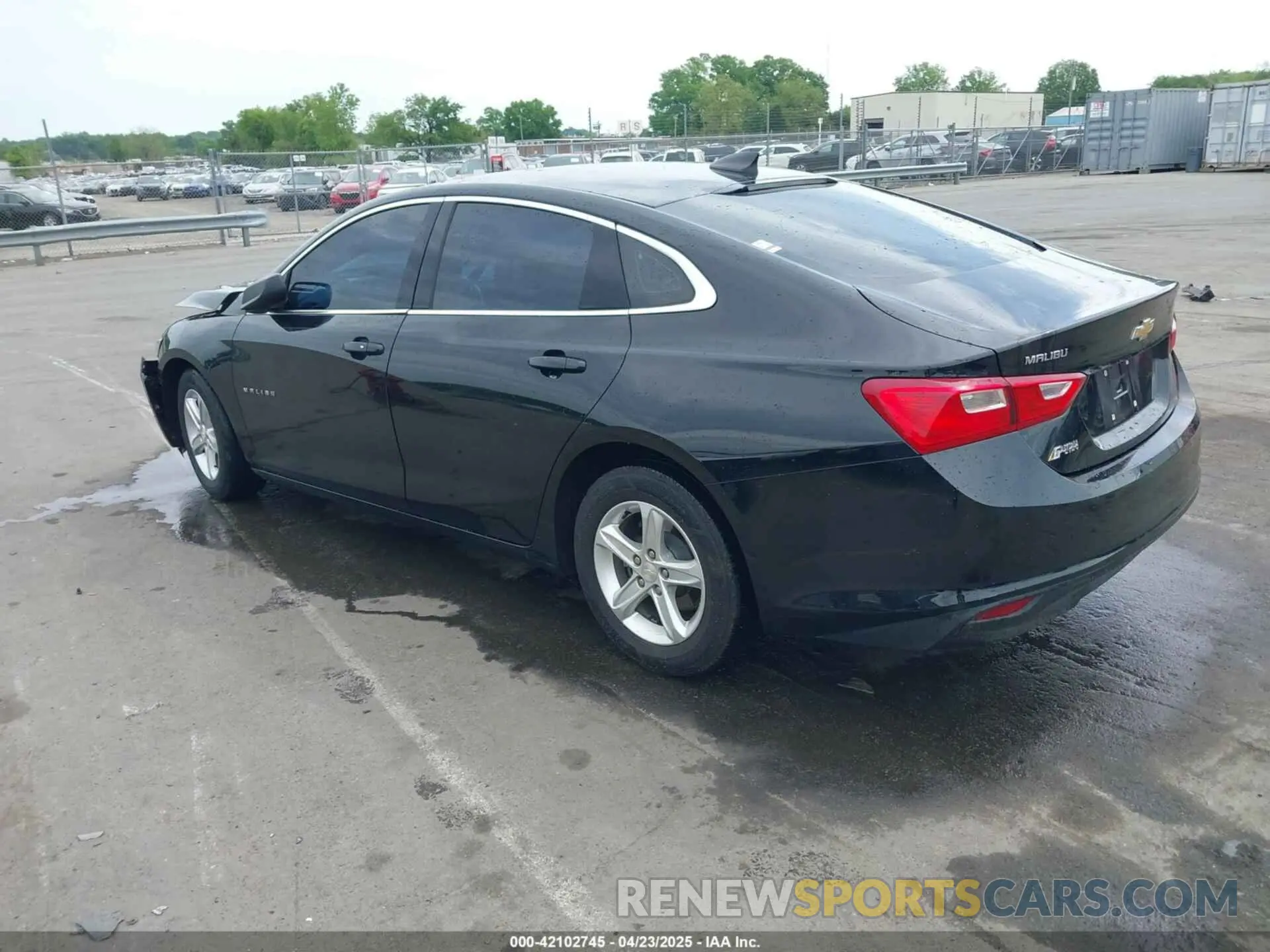 3 Photograph of a damaged car 1G1ZB5STXNF204503 CHEVROLET MALIBU 2022