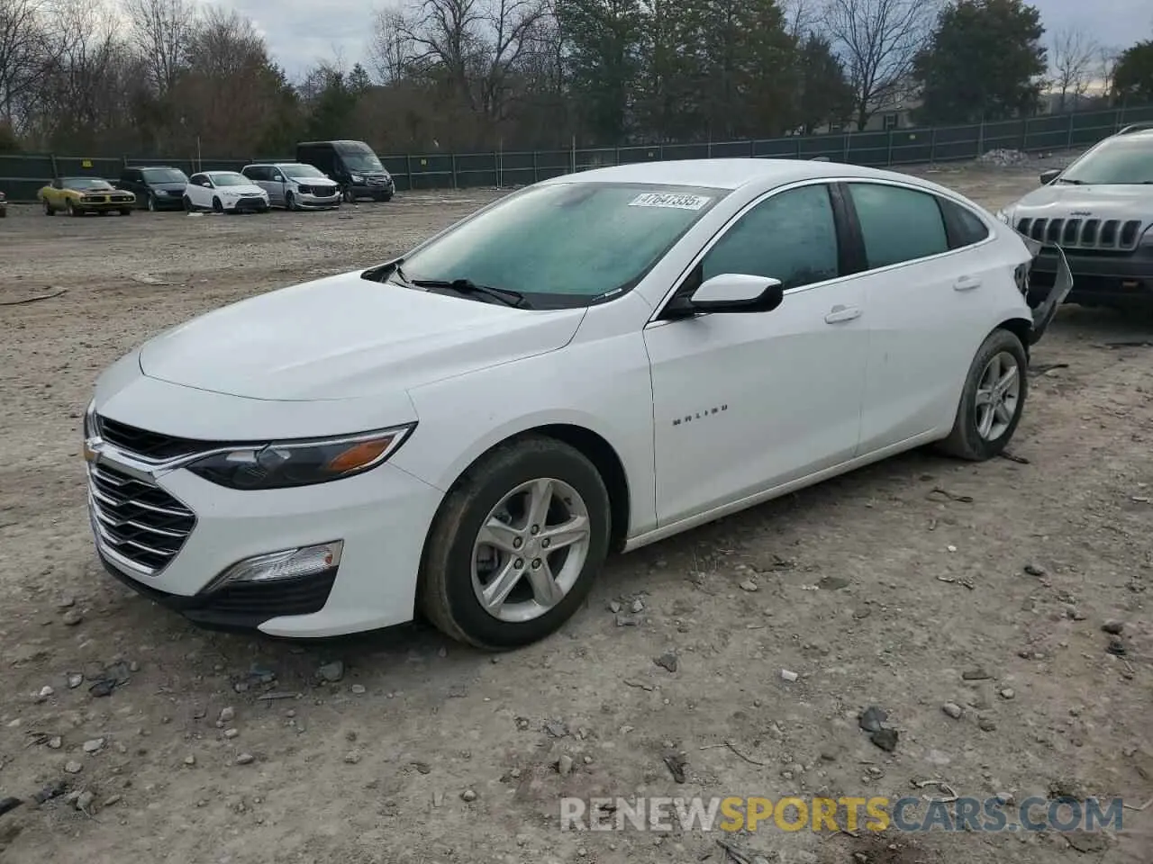 1 Photograph of a damaged car 1G1ZC5ST0NF175347 CHEVROLET MALIBU 2022