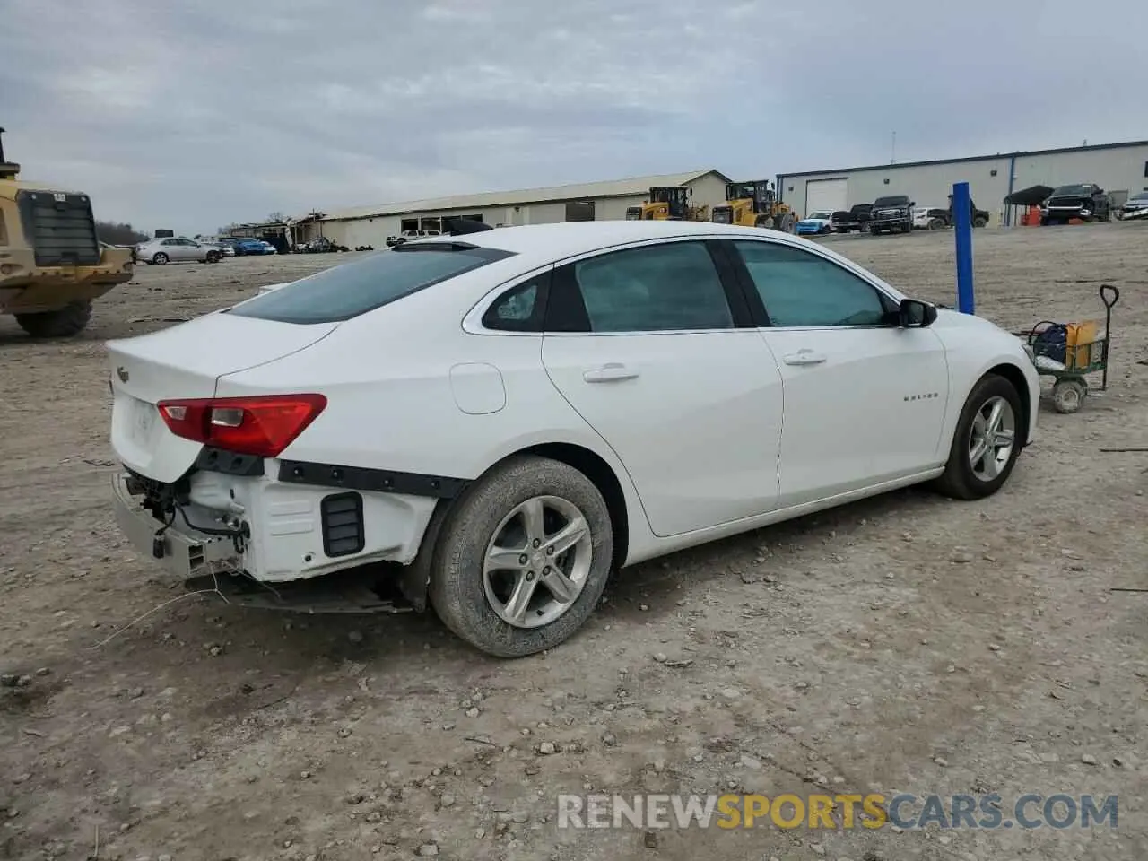 3 Photograph of a damaged car 1G1ZC5ST0NF175347 CHEVROLET MALIBU 2022