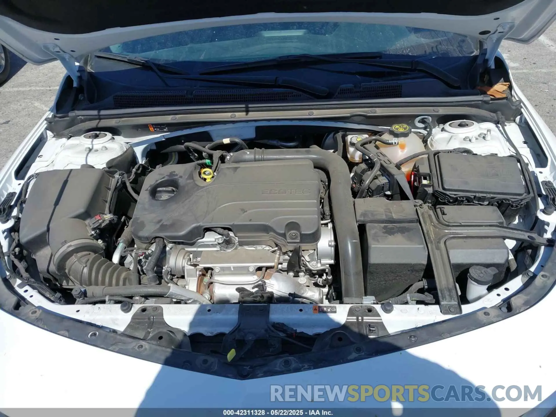 10 Photograph of a damaged car 1G1ZC5ST0NF186123 CHEVROLET MALIBU 2022