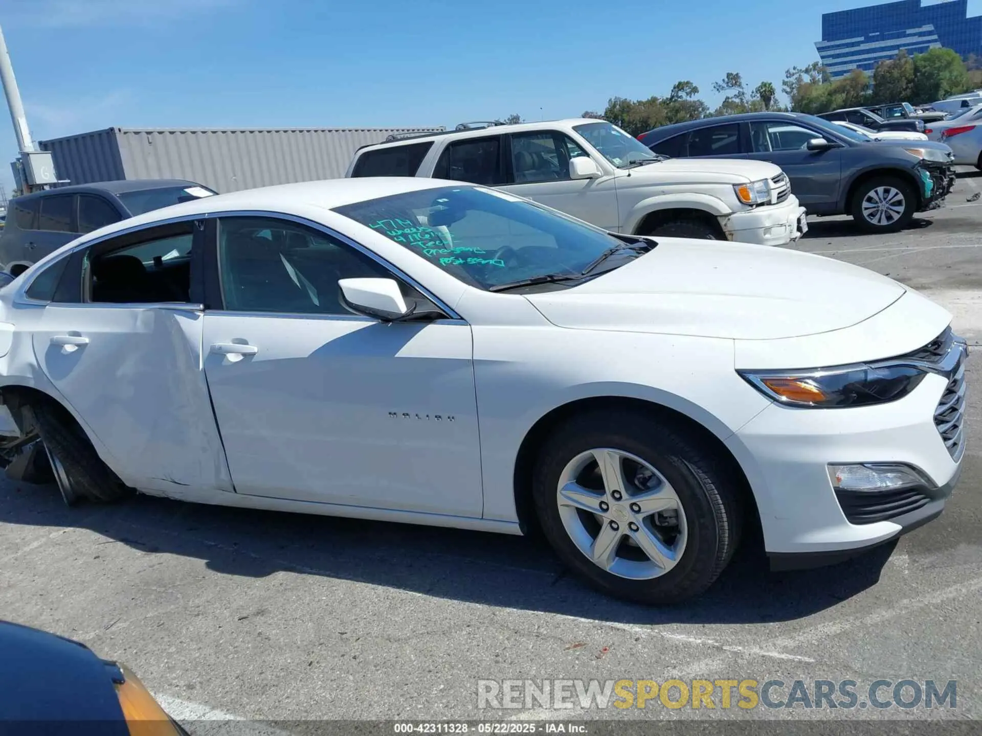 13 Photograph of a damaged car 1G1ZC5ST0NF186123 CHEVROLET MALIBU 2022