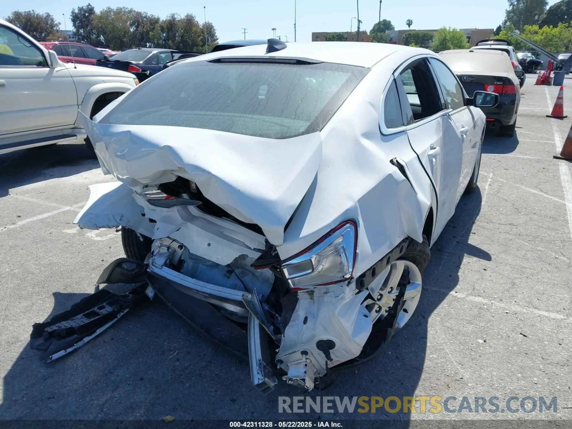 6 Photograph of a damaged car 1G1ZC5ST0NF186123 CHEVROLET MALIBU 2022