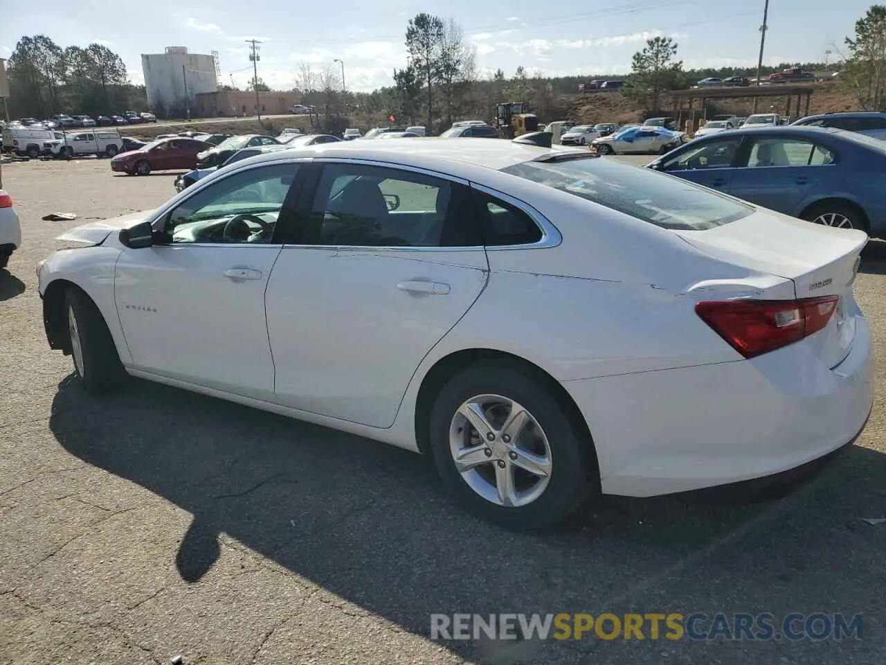 2 Photograph of a damaged car 1G1ZC5ST1NF139666 CHEVROLET MALIBU 2022