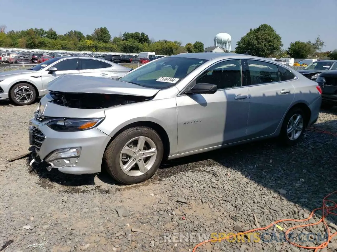 1 Photograph of a damaged car 1G1ZC5ST1NF155771 CHEVROLET MALIBU 2022