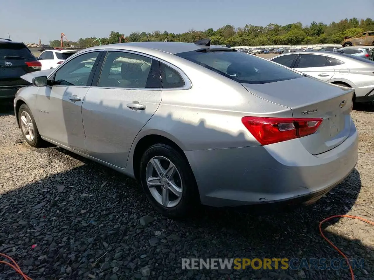 2 Photograph of a damaged car 1G1ZC5ST1NF155771 CHEVROLET MALIBU 2022