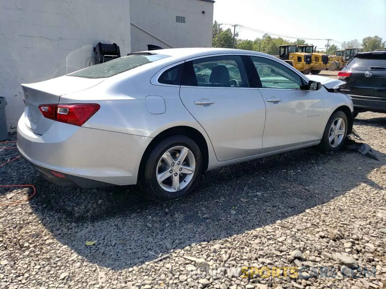 3 Photograph of a damaged car 1G1ZC5ST1NF155771 CHEVROLET MALIBU 2022